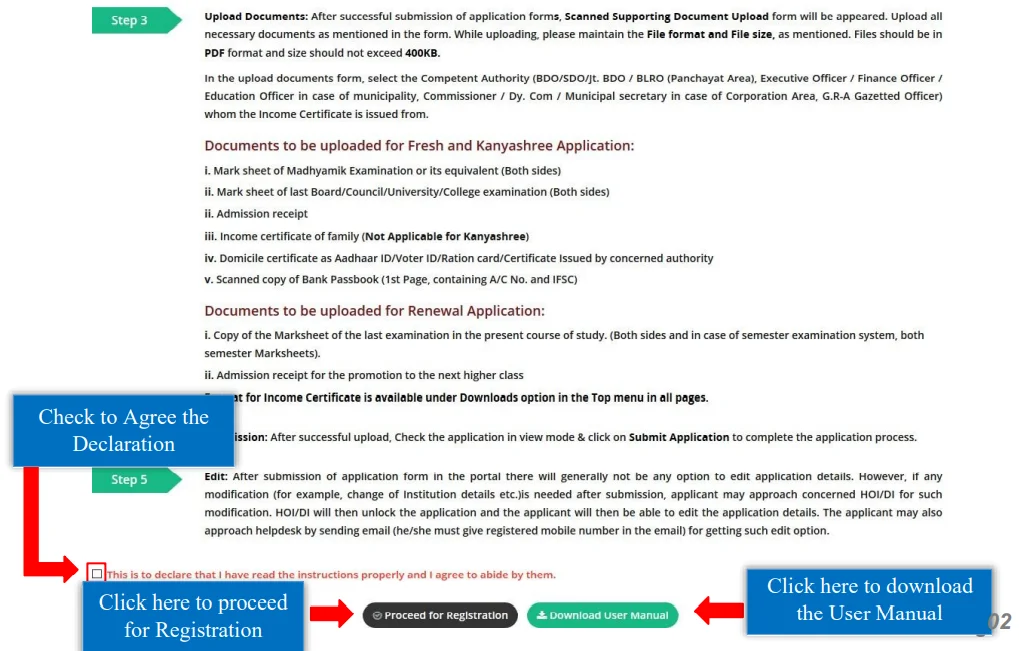 swami vivekananda scholarship 2nd step